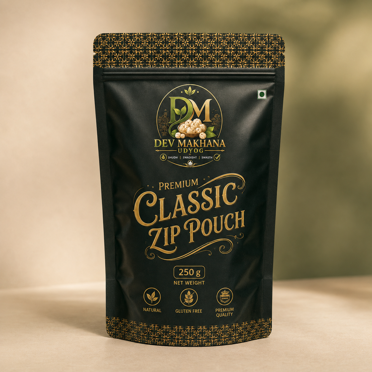 Premium Classic Zip Pouch (250 g)