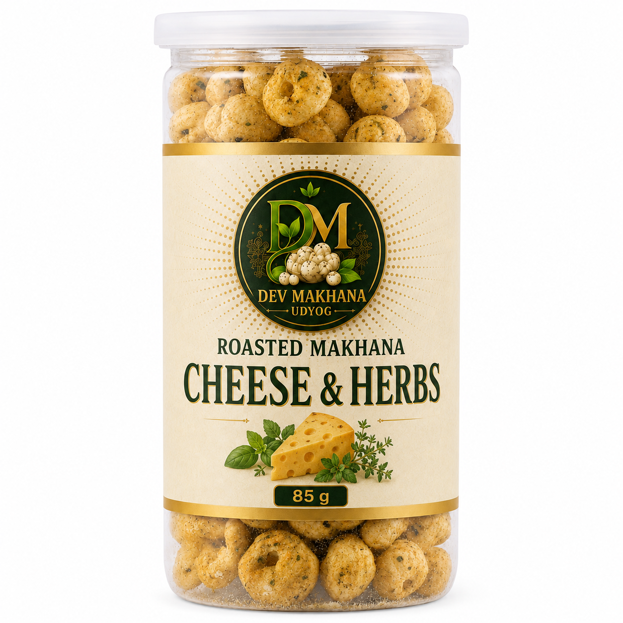 Roasted Makhana Cheese & Herbs 